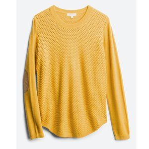 AUGUST MIST Josey Elbow Patch Pullover